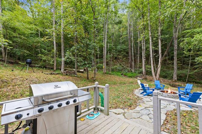 Grilling on the deck